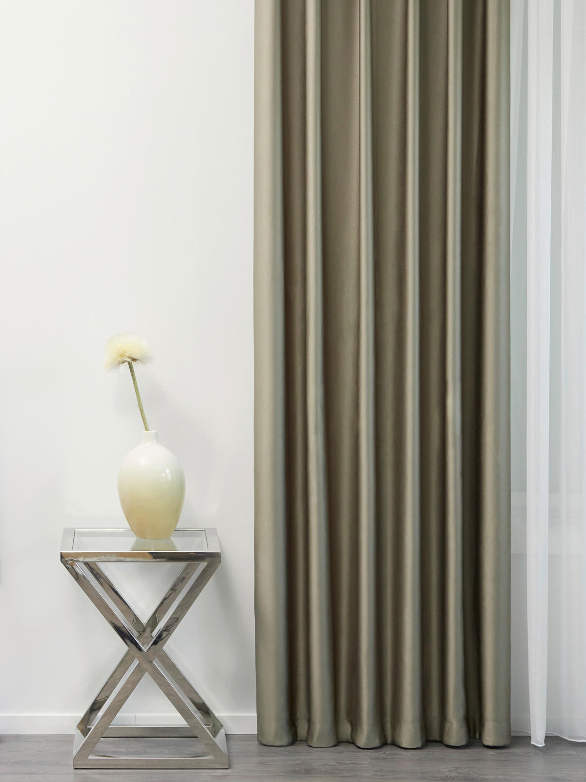 MATERIAL TEXTIL DECORATIV opac  - verde, Basics, textil (310cm)
