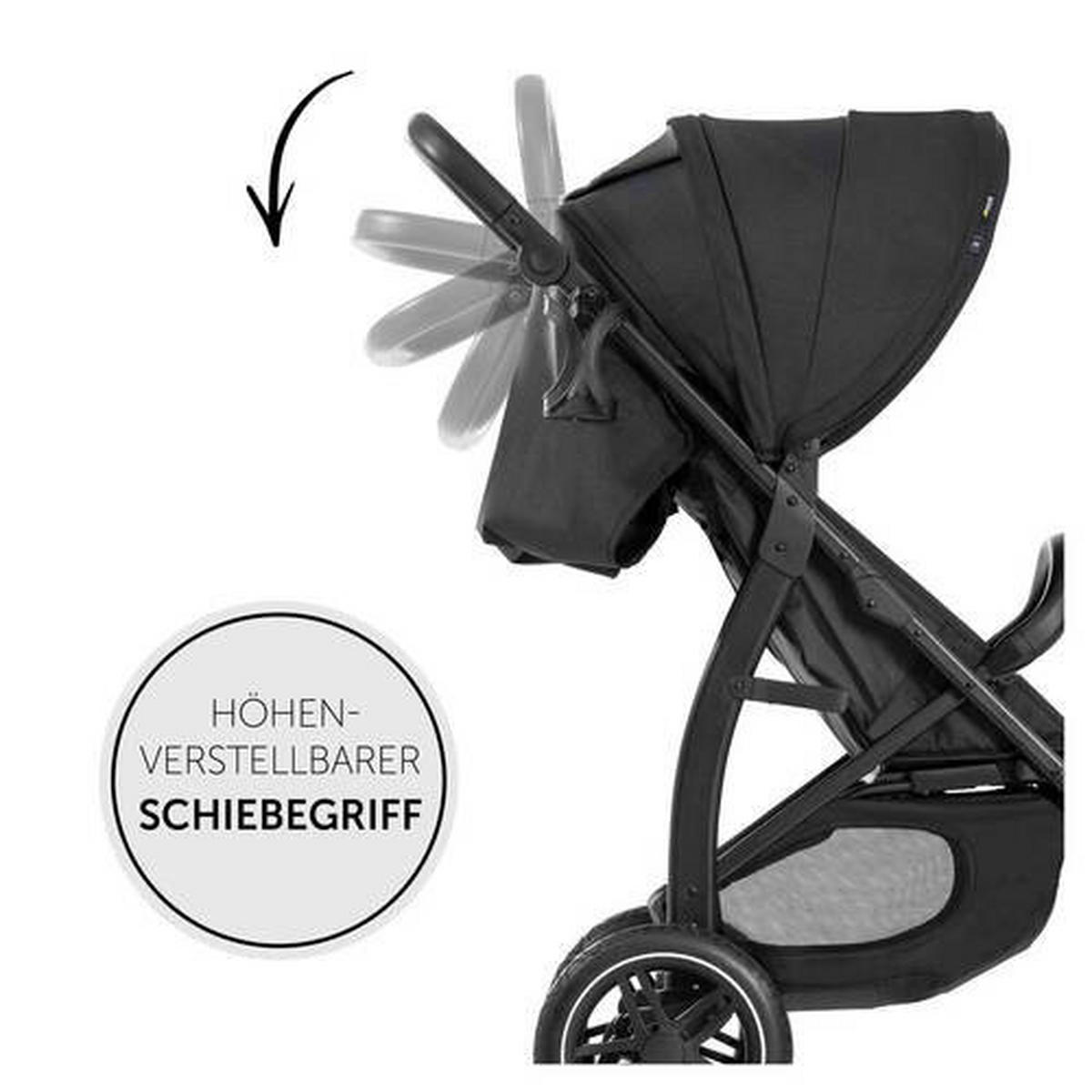 BUGGY RAPID 4 D  - Schwarz, Basics, Textil (92/57/110cm) - Hauck