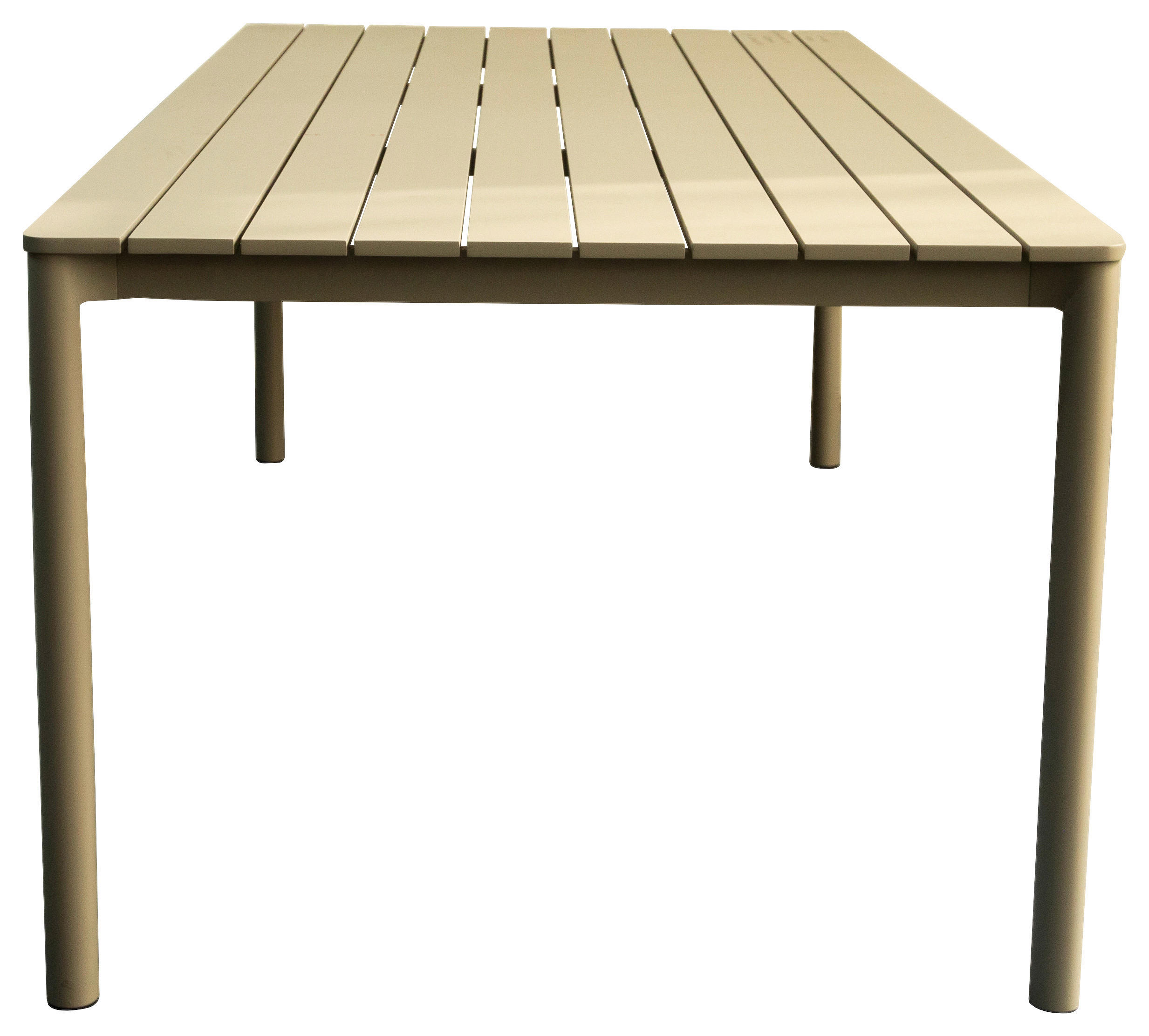 GARTENTISCH 200/100/75 cm Metall  - Beige, MODERN, Metall (200/100/75cm) - Amatio