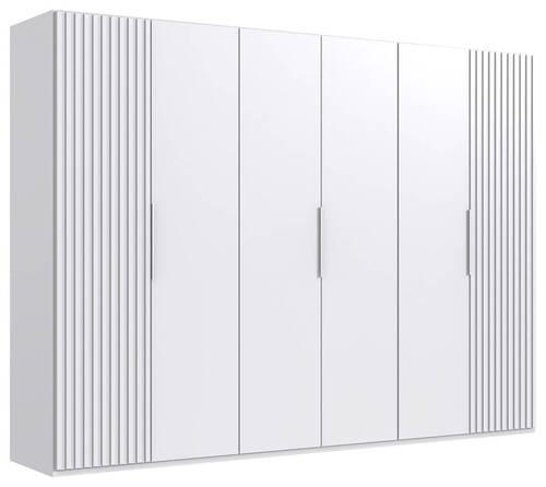 DREHTÜRENSCHRANK in Weiss - Weiss, Modern, Holzwerkstoff/Metall (300/216/58cm) - MID.YOU
