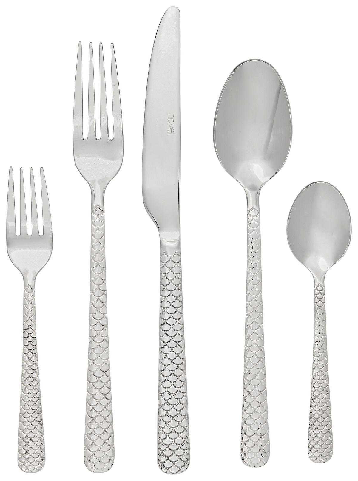 SET DE COUVERTS 30 pièces   - couleur inox, Konventionell, métal - Novel