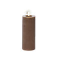 LED-KERZE 7/19 cm - Dunkelbraun, Basics, Kunststoff/Paraffin (7/19cm) - Ambia Home