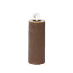 LED-KERZE 7/19 cm  - Dunkelbraun, Basics, Kunststoff/Paraffin (7/19cm) - Ambia Home