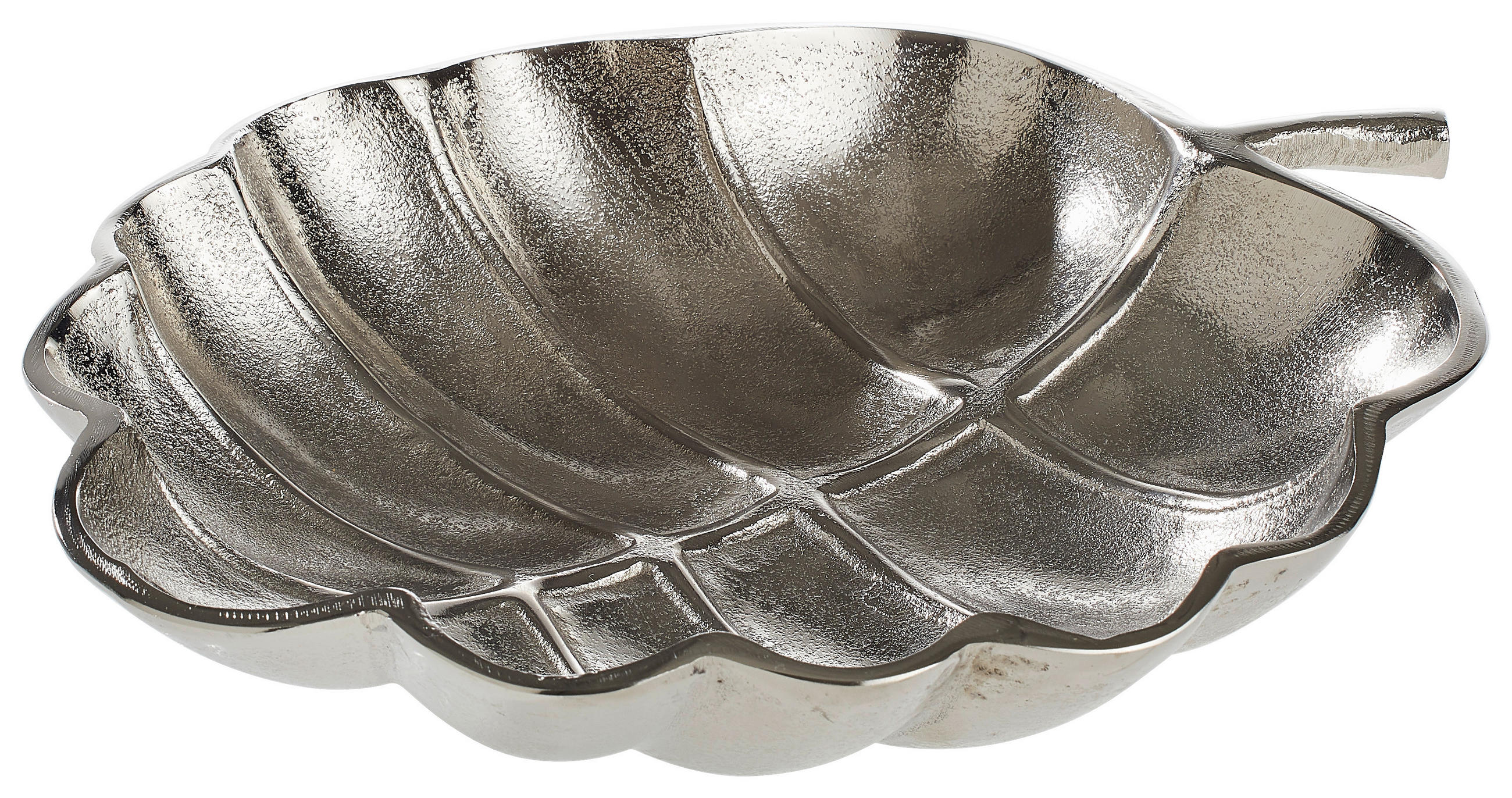 Ambia Home Dekoschale Nickel 26x6x32 cm