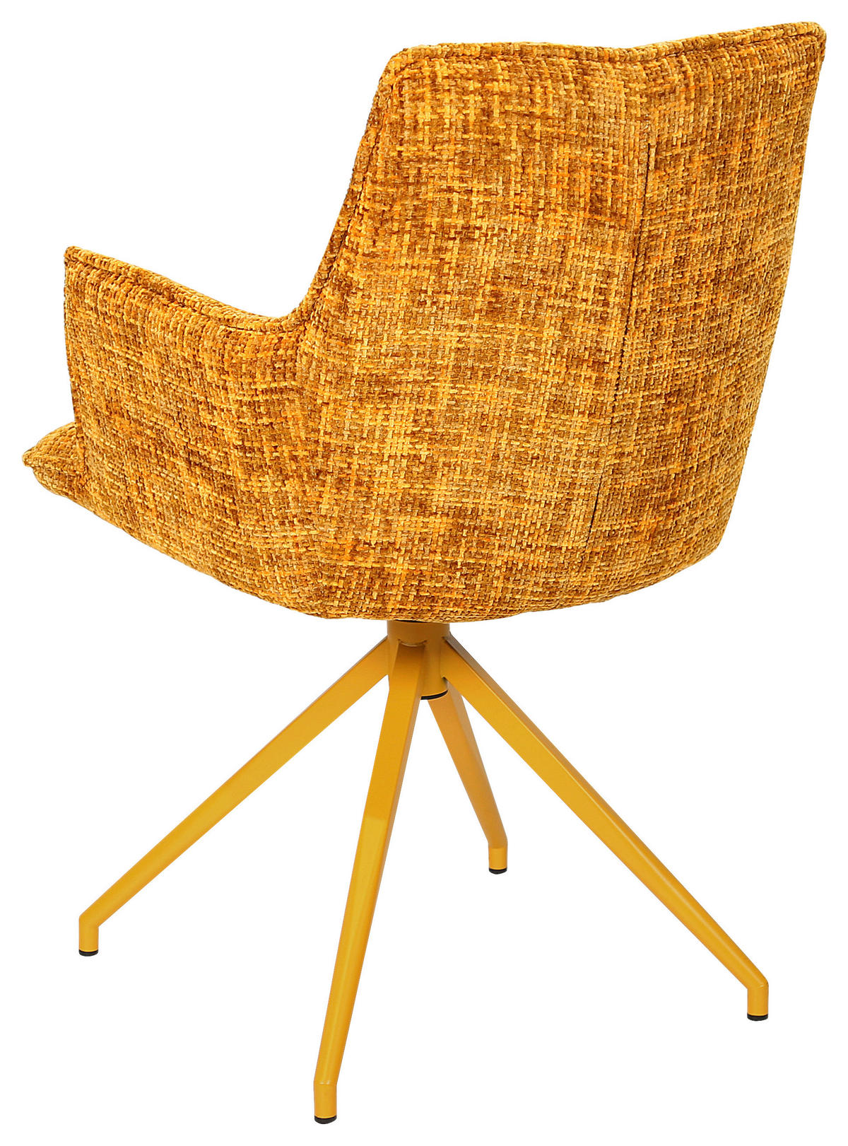 KAROSSZÉK sárga  - sárga, Lifestyle, textil/fém (59.5/90,5/62,5cm) - Novel