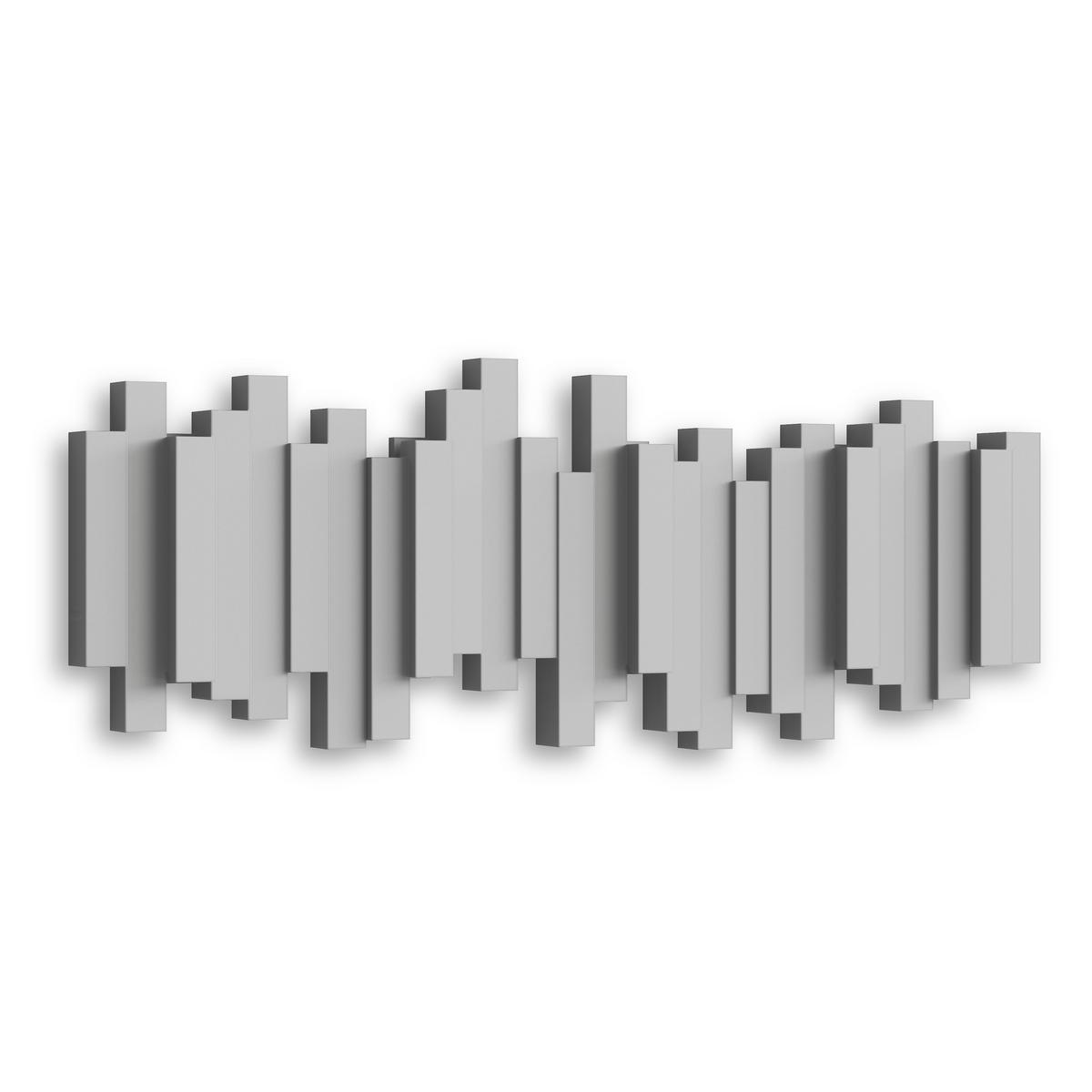 GARDEROBENLEISTE  in Grau  - Grau, Design, Kunststoff (49/18/3cm) - Umbra