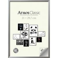 BILDERRAHMEN - Silberfarben, Basics, Papier/Holzwerkstoff (21/30/1,8cm)