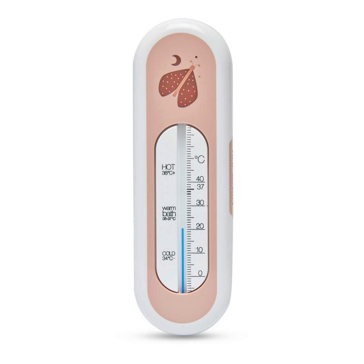 BADETHERMOMETER SWEET BUTTERFLY  - Altrosa, Basics, Kunststoff (16,5/5/1,3cm) - Bebe Jou