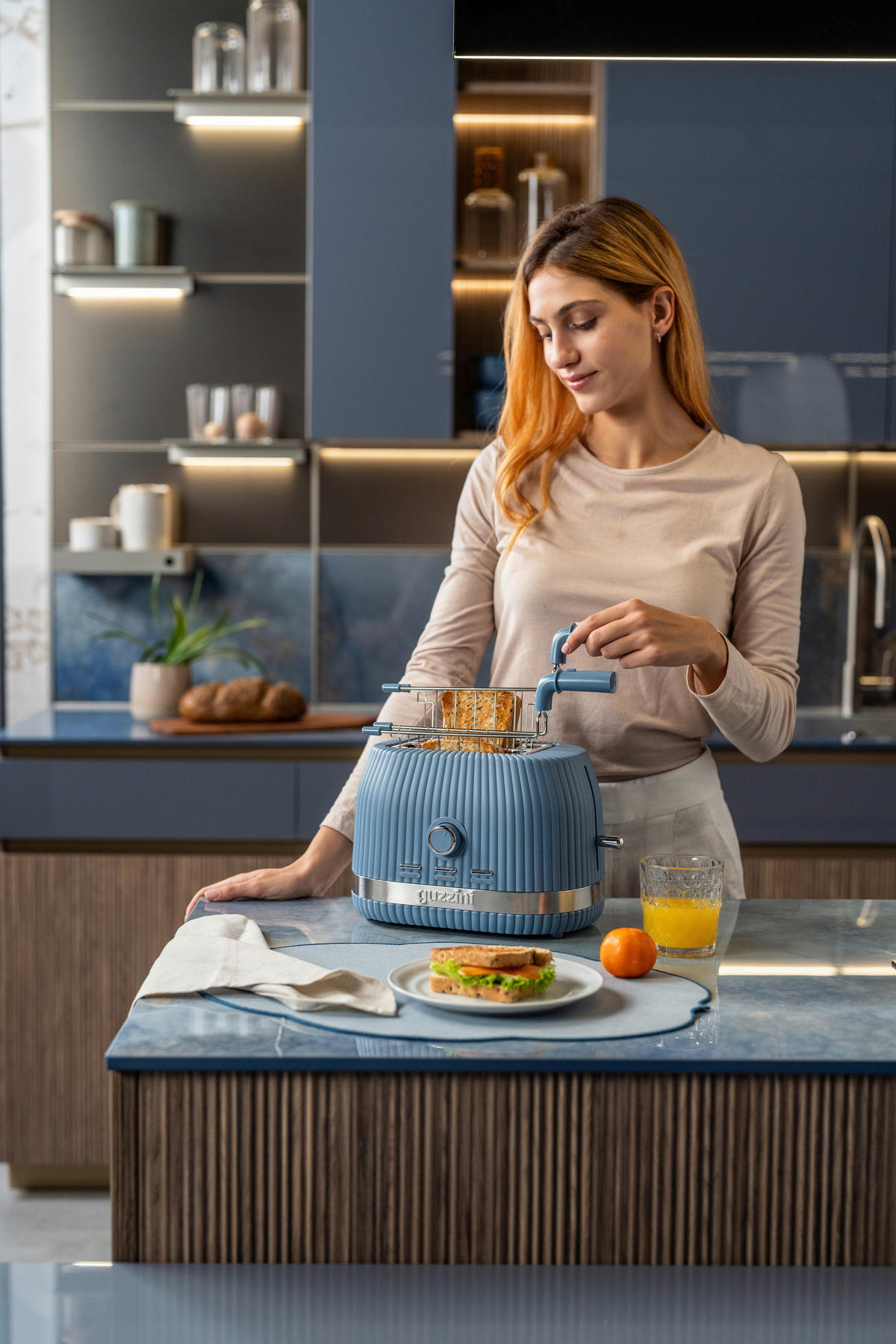 TOASTER Sous Chef  - Pastellblau, Basics, Kunststoff (30/19,4/30cm) - GUZZINI