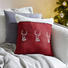 ZIERKISSEN 43/43 cm - Rot/Grau, ROMANTIK / LANDHAUS, Textil (43/43cm) - Landscape