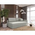 LIEGE in Velours Greige  - Greige/Schwarz, KONVENTIONELL, Kunststoff/Textil (205/80/95cm) - Xora