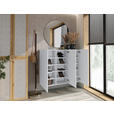 HÄNGESCHUHSCHRANK  in 120/100/34 cm  - Weiß, Design, Holzwerkstoff (120/100/34cm) - Hom`in