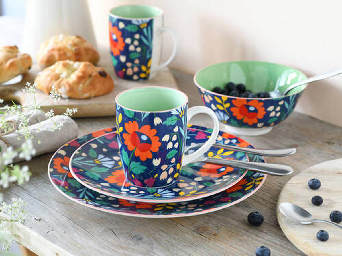 KOMBISERVICE 16-teilig  - Multicolor, Trend, Keramik (35/32/36null) - Creatable