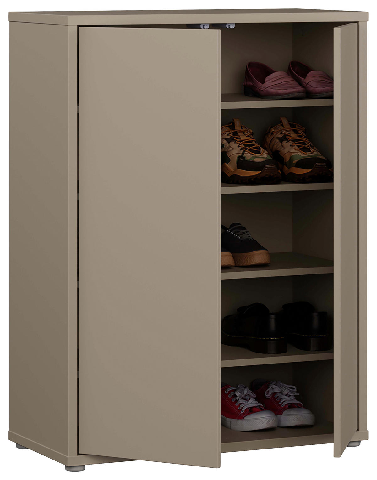 SCHUHSCHRANK Alice Springs  in 74,5/99,1/34,9 cm  - Taupe/Grau, MODERN, Holzwerkstoff/Kunststoff (74,5/99,1/34,9cm) - Modern Living