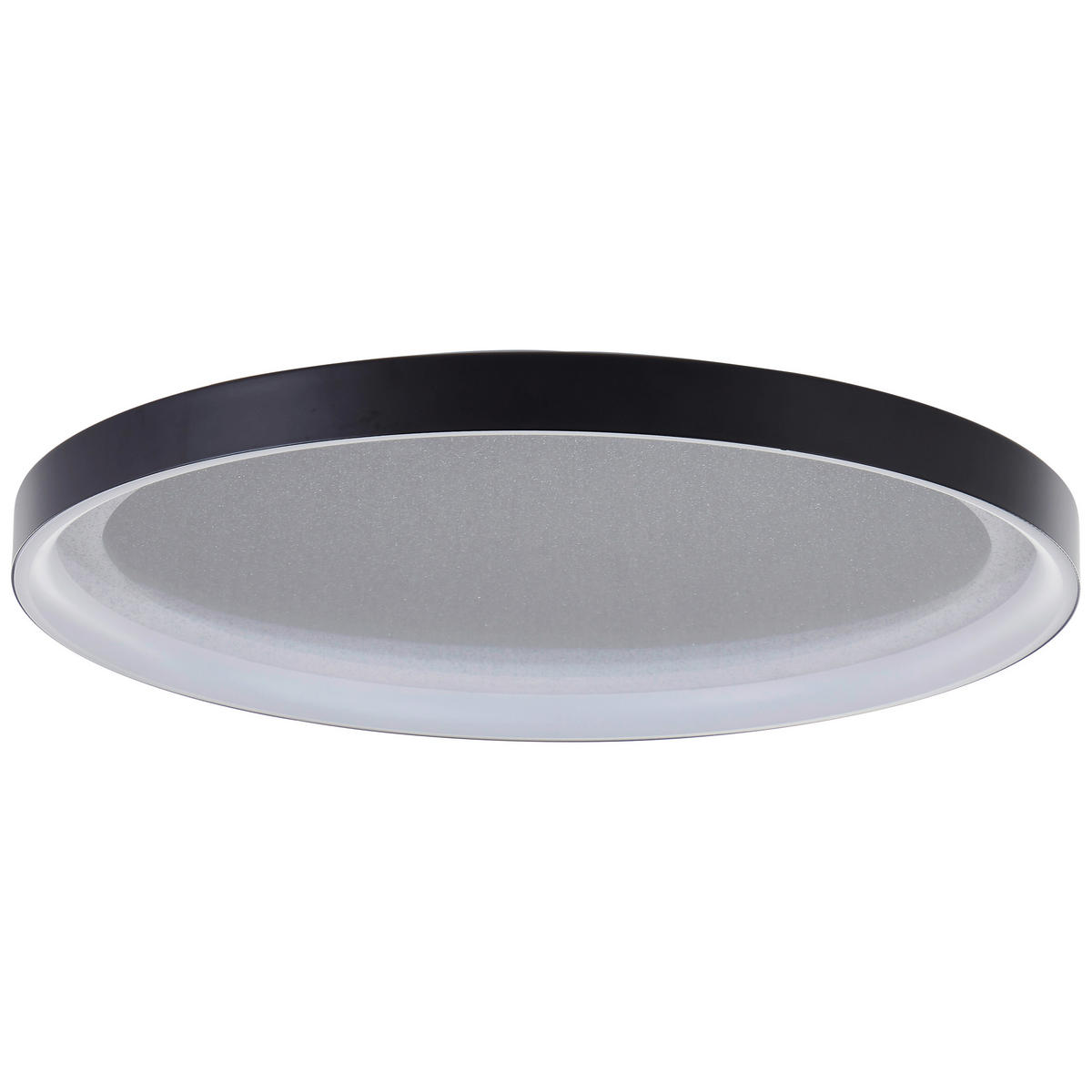 LED-DECKENLEUCHTE  42/4 cm    - Schwarz, Basics, Kunststoff/Metall (42/4cm) - Brilliant