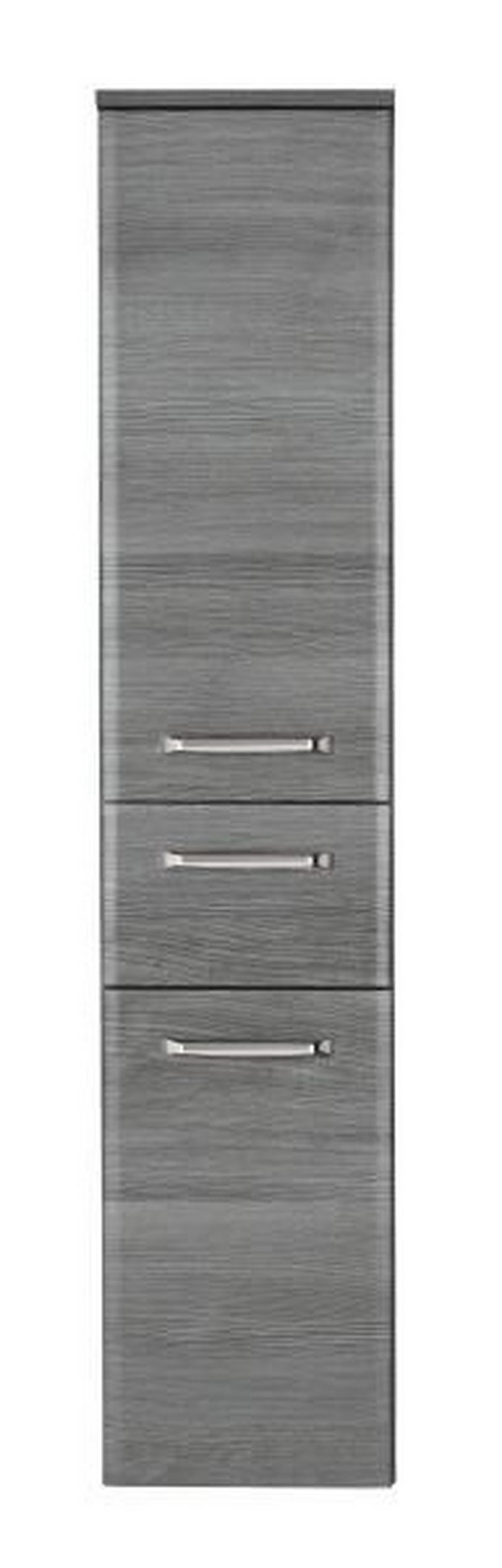 MIDISCHRANK 30/141/33 cm  - Chromfarben/Graphitfarben, Design, Holz/Holzwerkstoff (30/141/33cm) - Xora