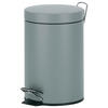 KOSMETIKEIMER MONACO 3 L  - Hellgrau/Schwarz, Basics, Kunststoff/Metall (17/26cm) - Kela