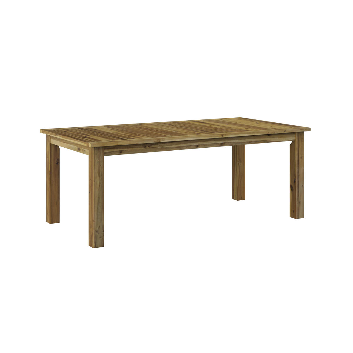 GARTENTISCH 200/100/76 cm  - Akaziefarben, Basics, Holz (200/100/76cm) - Ambia Garden