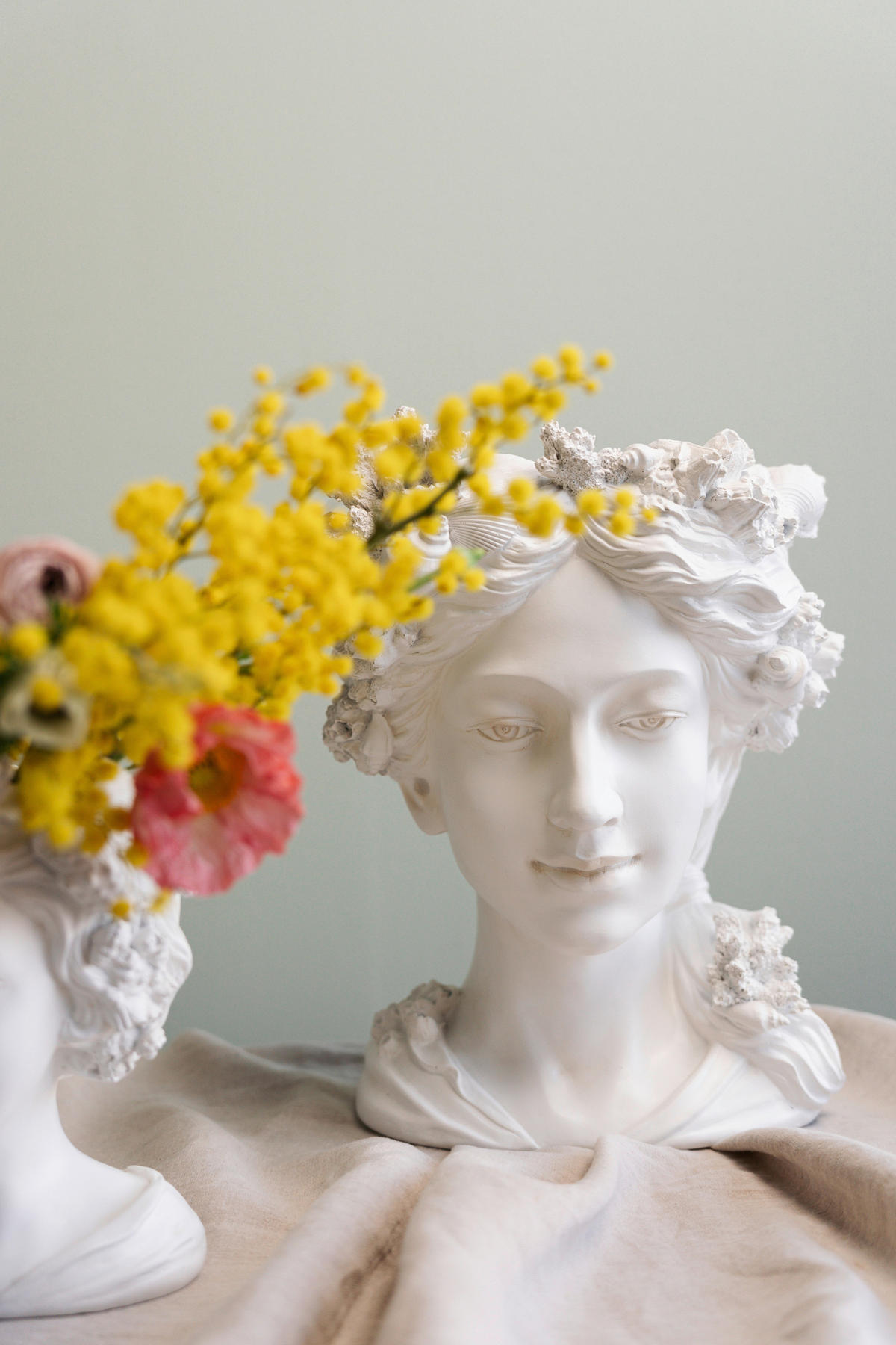 VASE  - Weiß, Design, Kunststoff (27/36,5/25cm) - Kare-Design