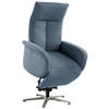 DREHSTUHL  in Flachgewebe Hellblau  - Chromfarben/Hellblau, Konventionell, Textil/Metall (75/112/82cm) - Sit & More