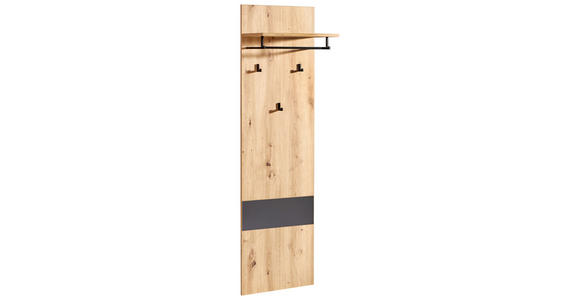 GARDEROBE 4-teilig  in 180/198/38 cm  - Anthrazit/Eiche Artisan, KONVENTIONELL, Holzwerkstoff (180/198/38cm) - Carryhome