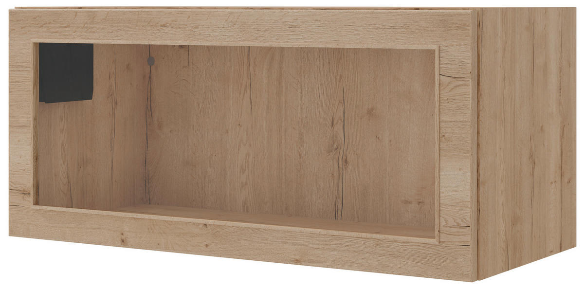 HÄNGESCHRANK 80/36/35 cm  - Eichefarben, MODERN, Glas/Holzwerkstoff (80/36/35cm) - Celina Home