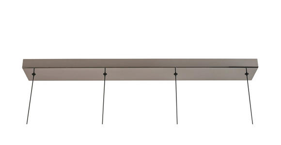 LED-HÄNGELEUCHTE 93/15/150 cm  - Chromfarben, Trend, Glas/Metall (93/15/150cm) - Ambiente