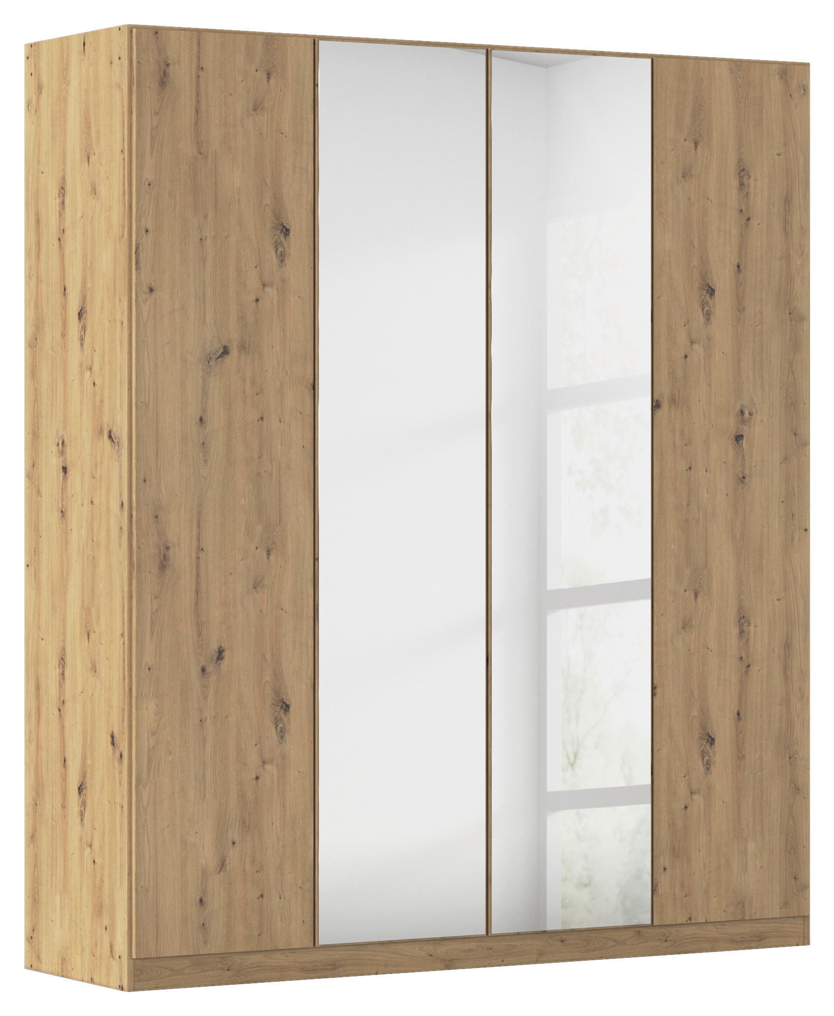 FALTTÜRENSCHRANK in Eiche Artisan  - Eiche Artisan, Holzwerkstoff (181/210/54cm) - Boxxx