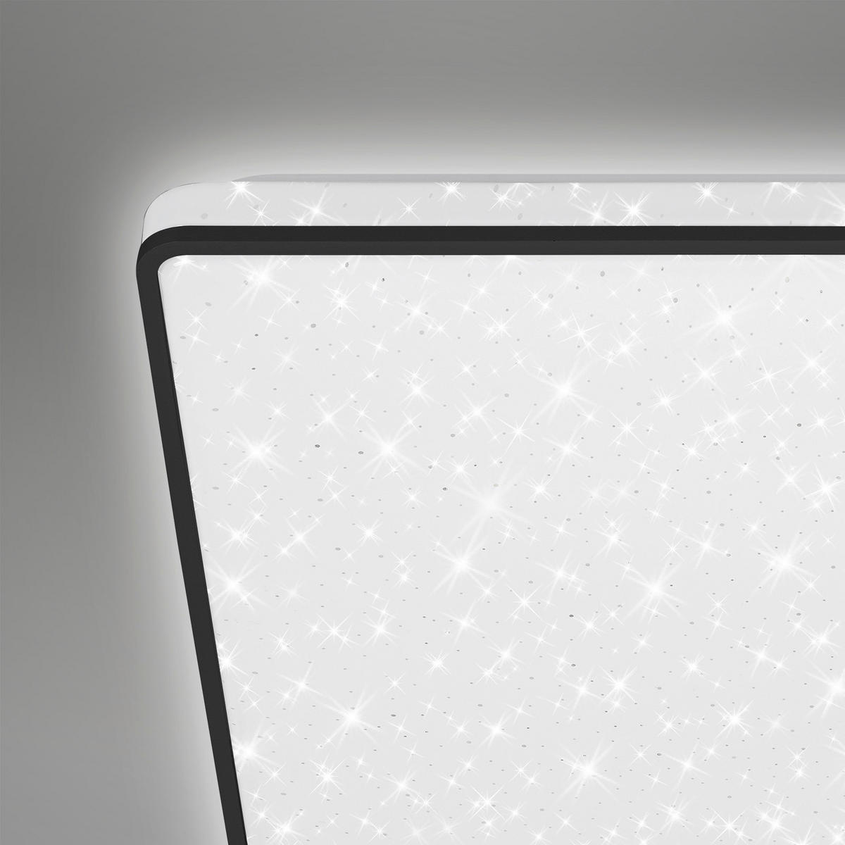 LED SVJETILJKA STROPNA  - crna, Basics, metal/plastika (37/37/5cm)