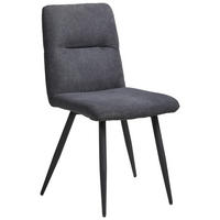 STOLICA  antracit, crna  metal, tekstil      - crna/antracit, Konvencionalno, metal/tekstil (47,50/90/62cm) - Hom`in