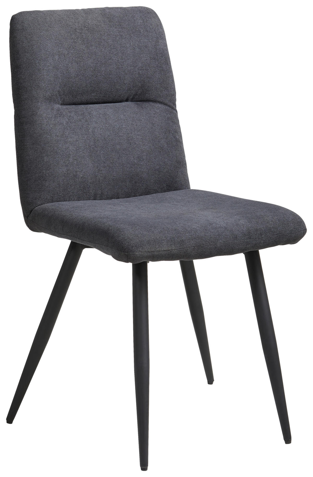 STOLICA  antracit, crna  metal, tekstil      - crna/antracit, Konvencionalno, metal/tekstil (47,50/90/62cm) - Hom`in