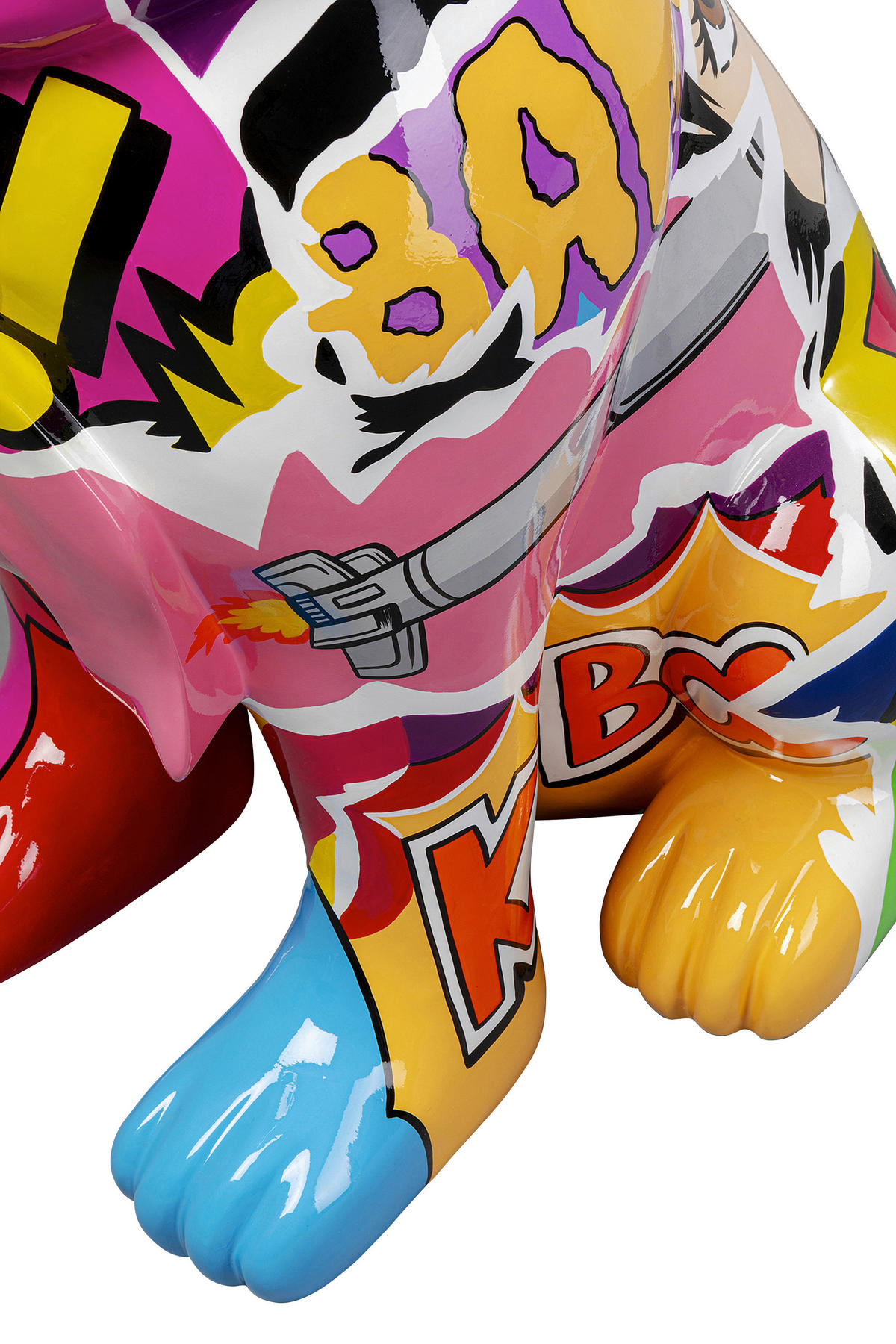 DEKOHUND - Blau/Pink, Design, Kunststoff (24/49/8cm) - Kare-Design