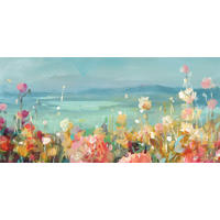 MALBA NA PLÁTNĚ, krajina a příroda, 115/55/3 cm - vícebarevná, Konvenční, dřevo/papír (115/55/3cm) - Euroart