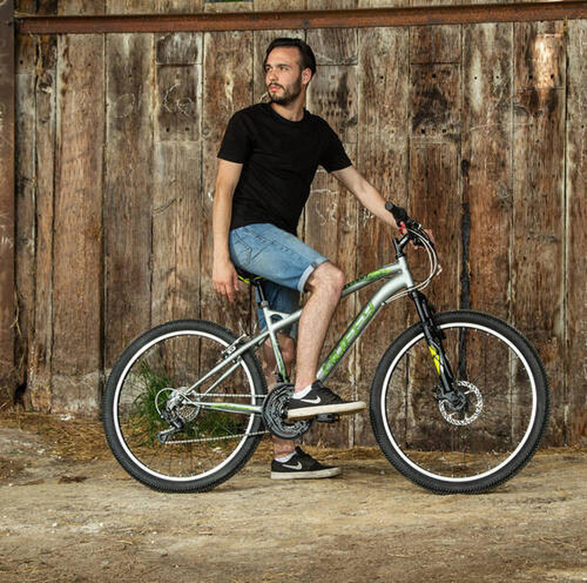 KINDERFAHRRAD 26 Zoll  - Edelstahlfarben, Basics, Metall (61,8/177/104,1cm)