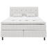 BOXSPRINGBETT 180/200 cm in Weiß - Weiß/Grau, KONVENTIONELL, Holz/Textil (180/200cm) - Elegando BOXSPRINGBETT 180/200 cm in Weiß - Weiß/Grau, KONVENTIONELL, Holz/Textil (180/200cm) - Elegando