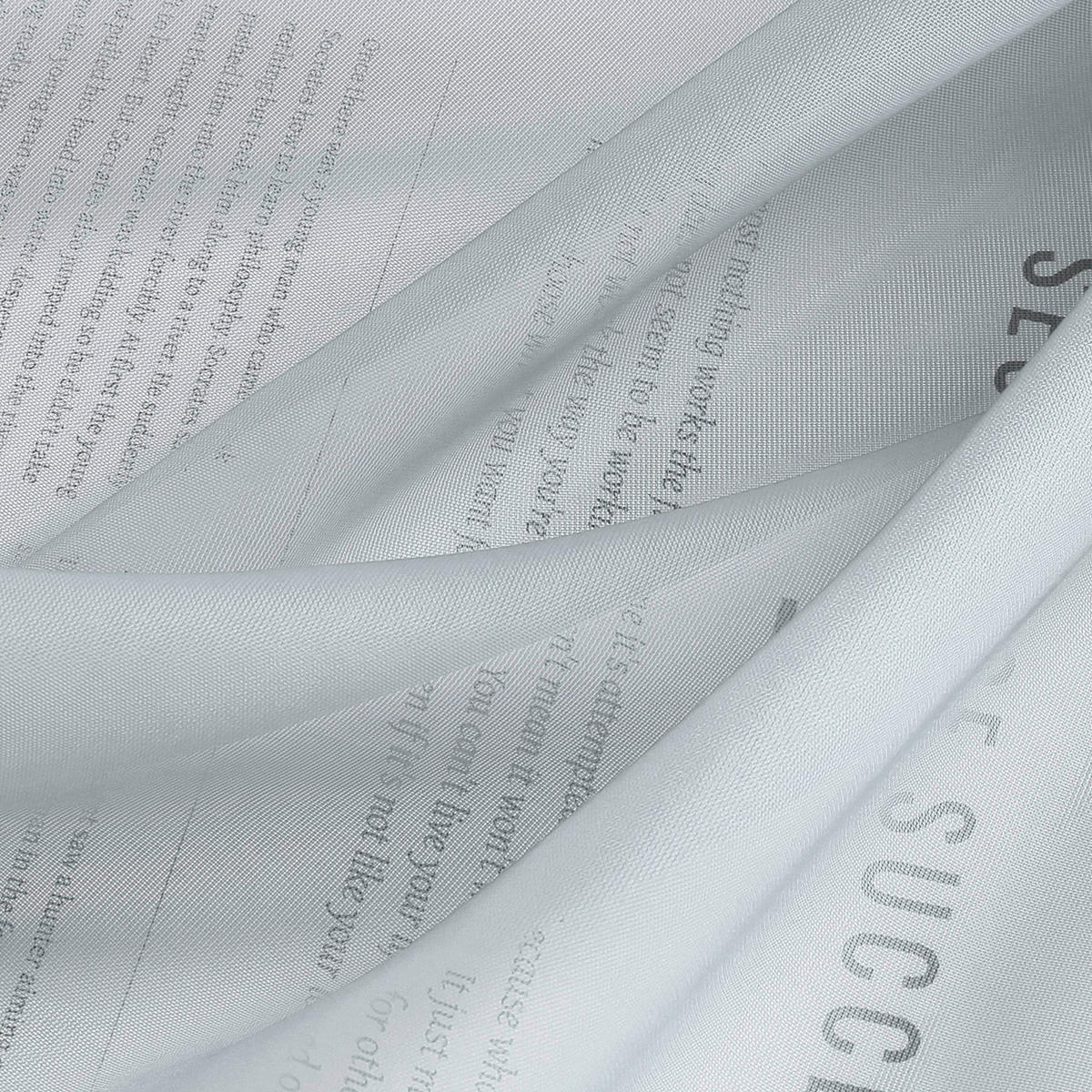 FERTIGVORHANG  transparent  140/175 cm   - Weiß Hochglanz/Hellgrau, Basics, Textil (140/175cm) - Joyswahl