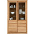 VITRINE Kernbuche massiv Buchefarben - Buchefarben, Design, Glas/Holz (120/208/37cm) - Carryhome