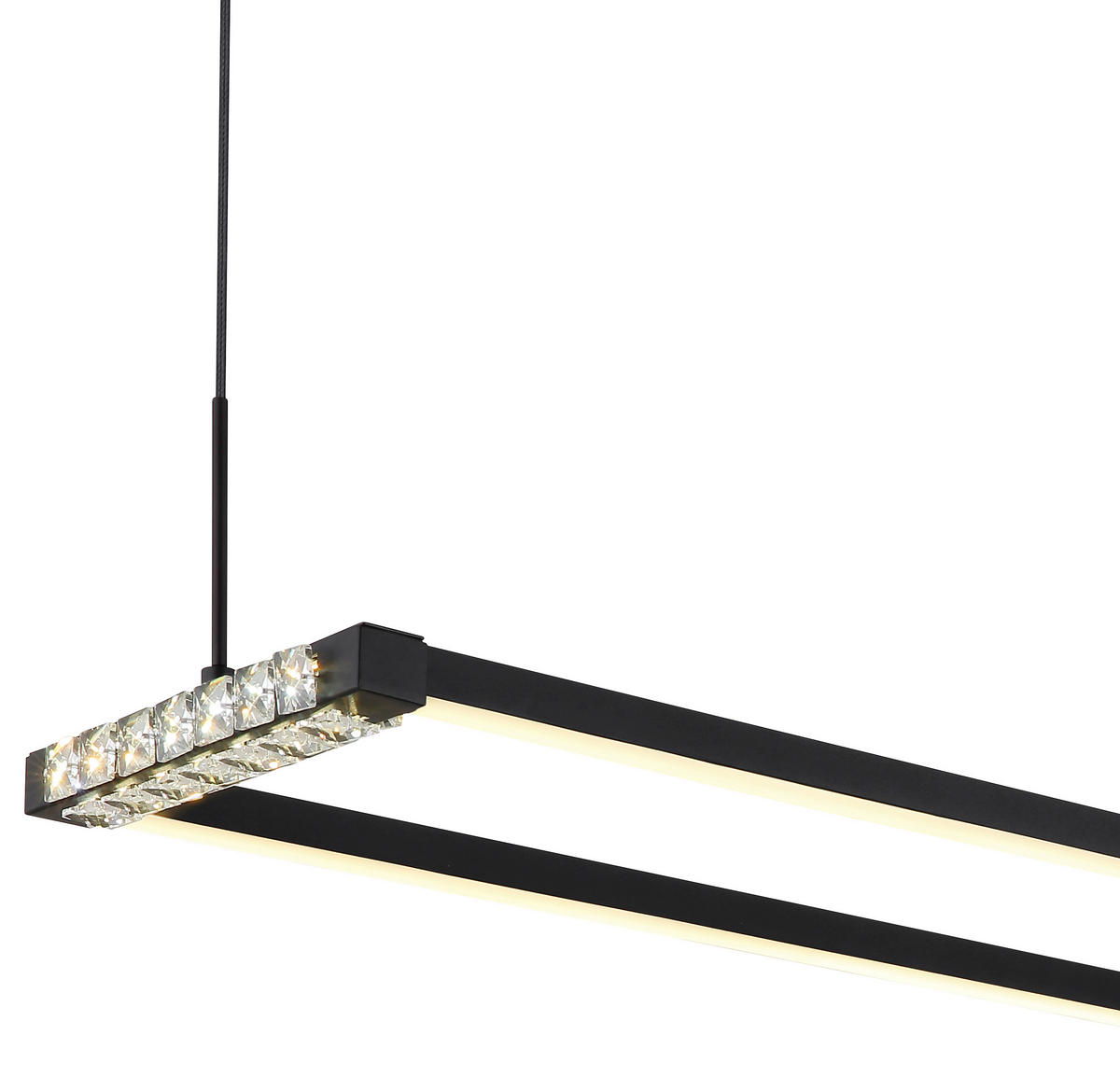 ZÁVĚSNÉ LED SVÍTIDLO, 10.5/6/150 cm  - Design (10.5/6/150cm) - Globo