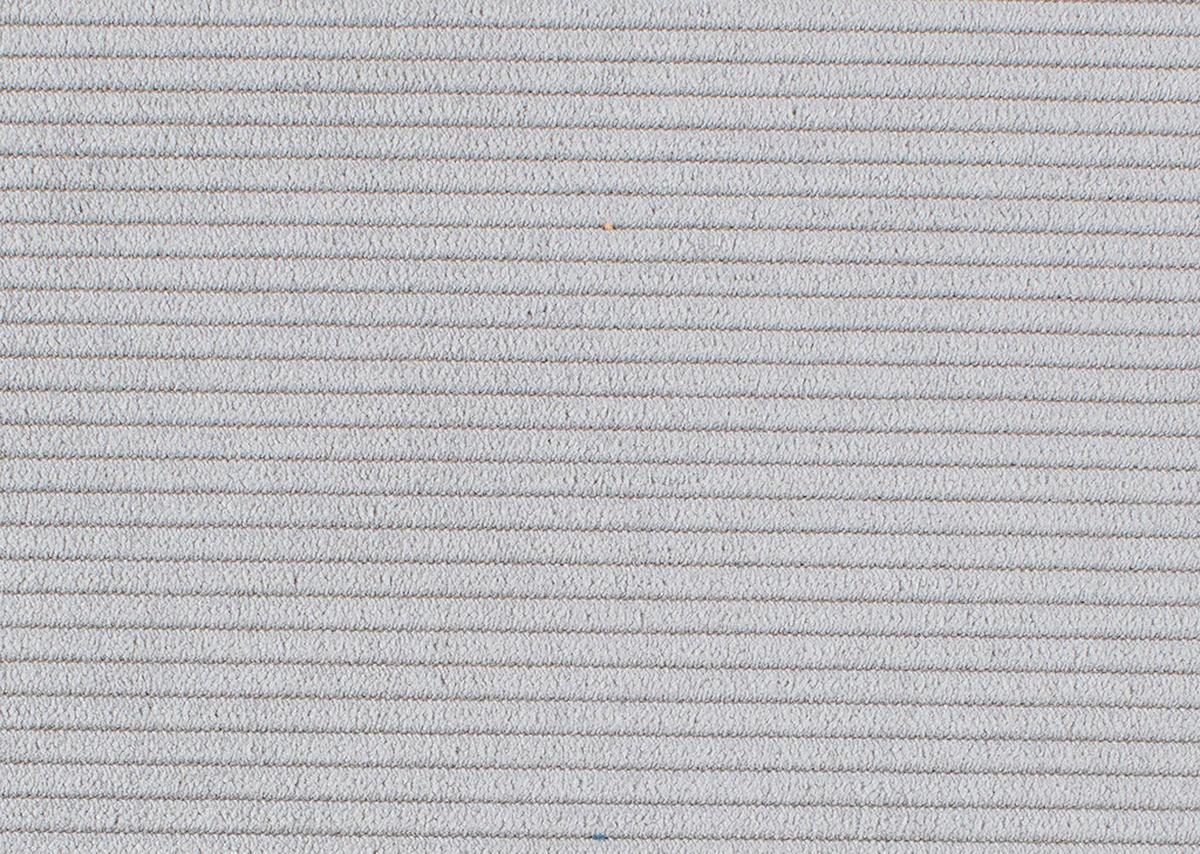 ECKSOFA ERNO in Cord Grau  262/183 cm  - Schwarz/Grau, Design, Textil/Metall (262/183cm) - MID.YOU