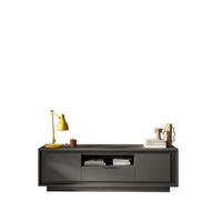 LOWBOARD  in 180/58/50 cm  - Anthrazit, Design, Holzwerkstoff/Metall (180/58/50cm) - MID.YOU