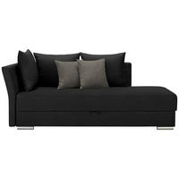 LEŽADLO, textil, 220/93/100 cm - čierna/sivá, Design, textil/plast (220/93/100cm) - Livetastic