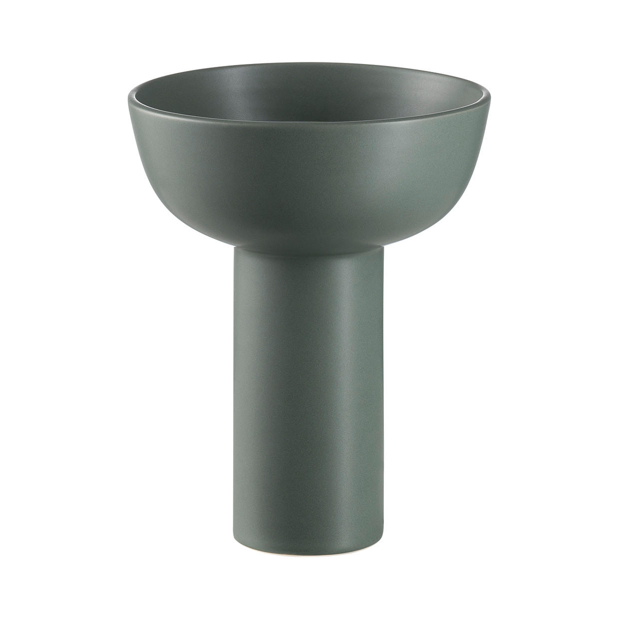 VASE Miyabi 21 cm  - Olivgrün, LIFESTYLE, Keramik (17,0/21,0cm) - Blomus