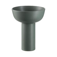 VASE Miyabi 21 cm  - Olivgrün, LIFESTYLE, Keramik (17,0/21,0cm) - Blomus