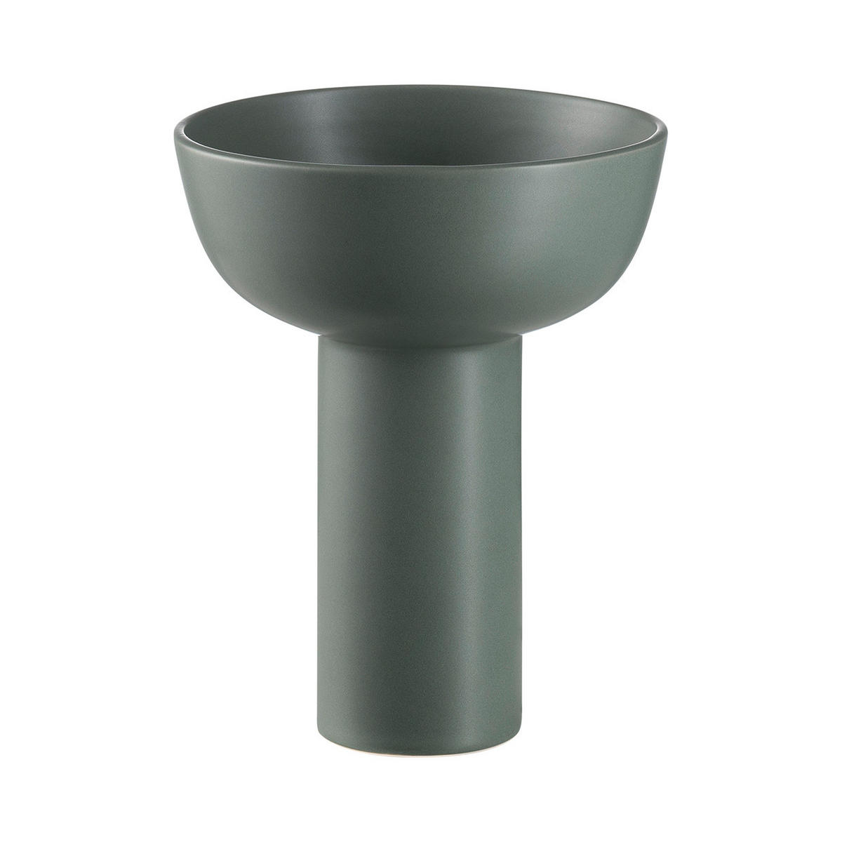 VASE Miyabi 21 cm  - Olivgrün, LIFESTYLE, Keramik (17,0/21,0cm) - Blomus