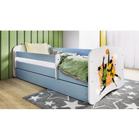 KINDER-/JUNIORBETT - Blau/Birkefarben, MODERN, Holz/Holzwerkstoff (80/160cm) - MID.YOU