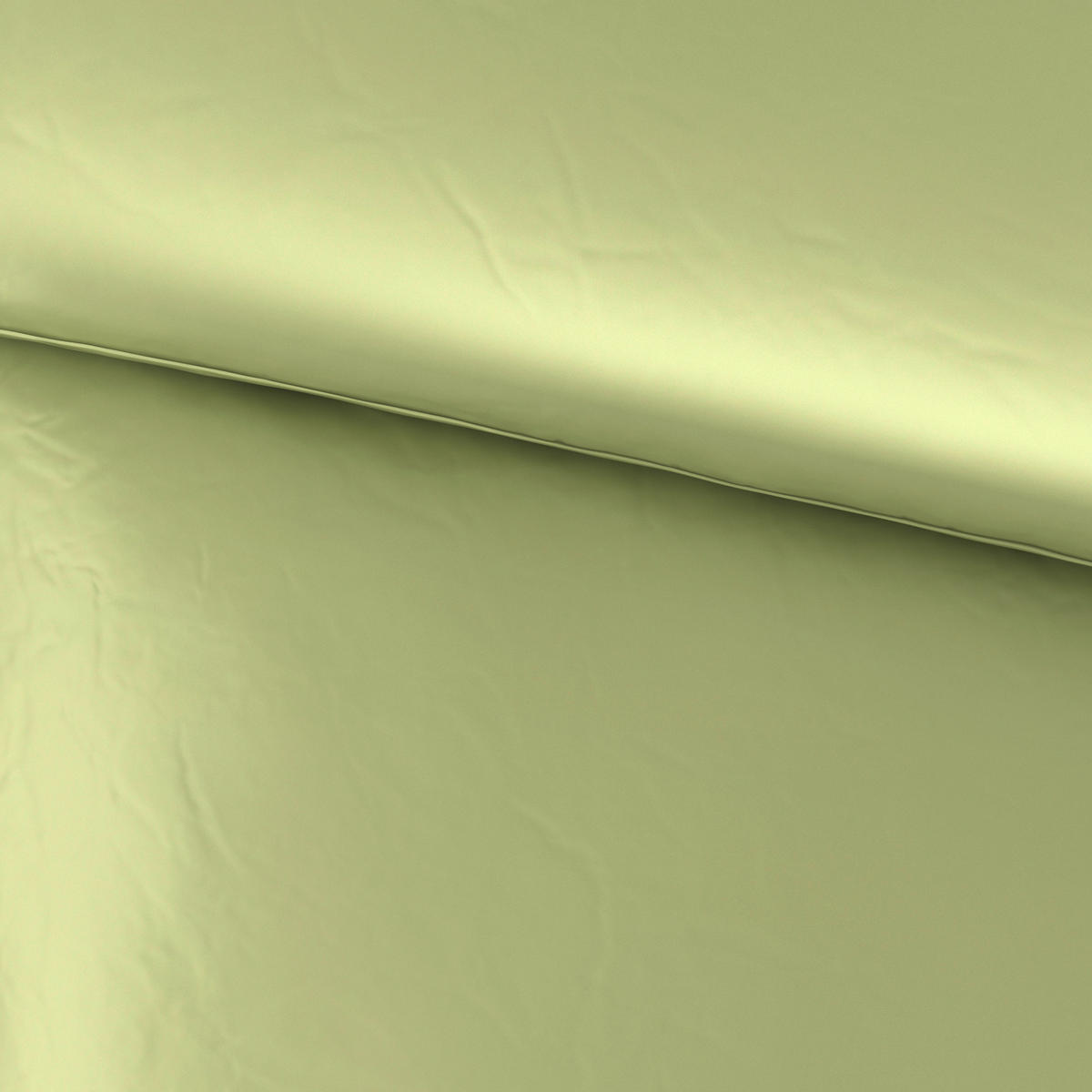 BETTWÄSCHE Segesta Satin 200/200 cm  - Hellgrün, MODERN, Textil (200/200cm) - Novel