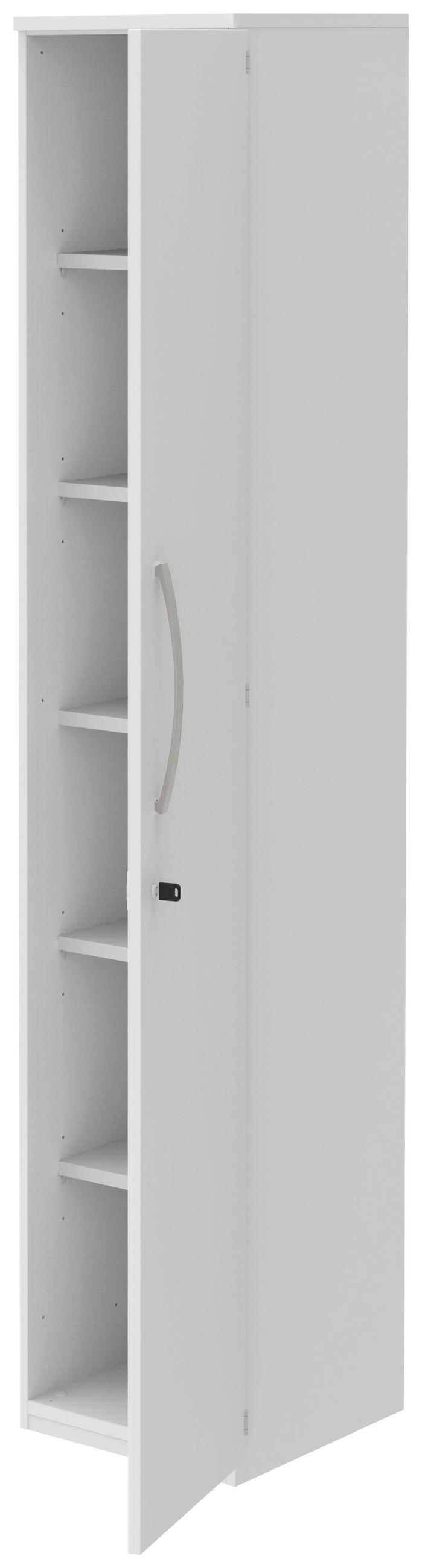 AKTENSCHRANK Weiß  - Weiß, KONVENTIONELL, Holzwerkstoff (40/217,4/43cm) - Moderano