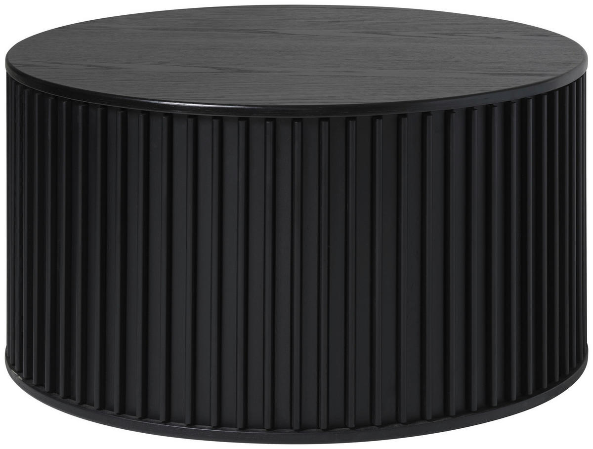 SOFFBORD i trämaterial 85/85/45 cm  - svart, Trend, trämaterial/trä (85/85/45cm) - Novel