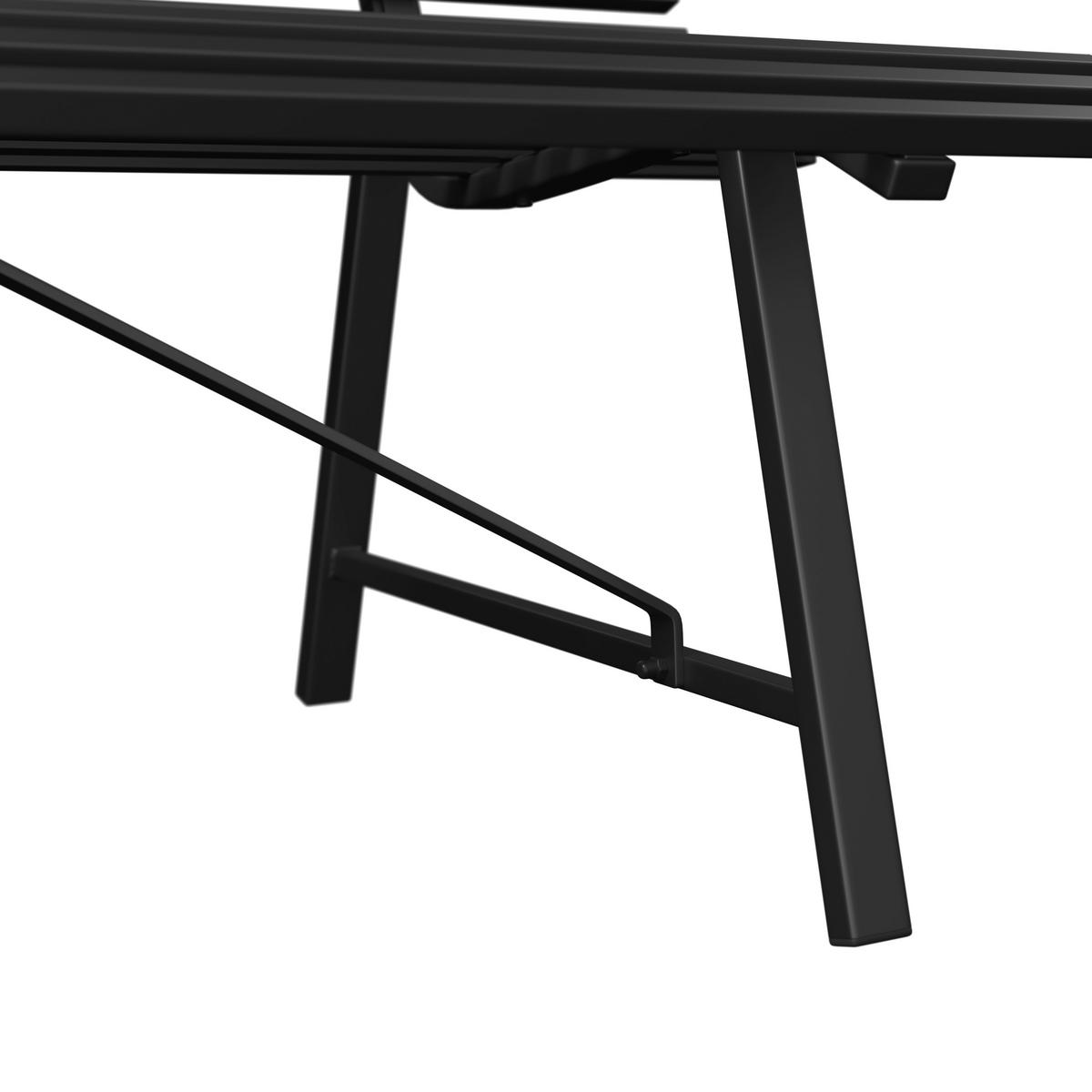 KERTI PAD antracit  - antracit, Basics, fém (150/81/70cm) - Ambia Garden