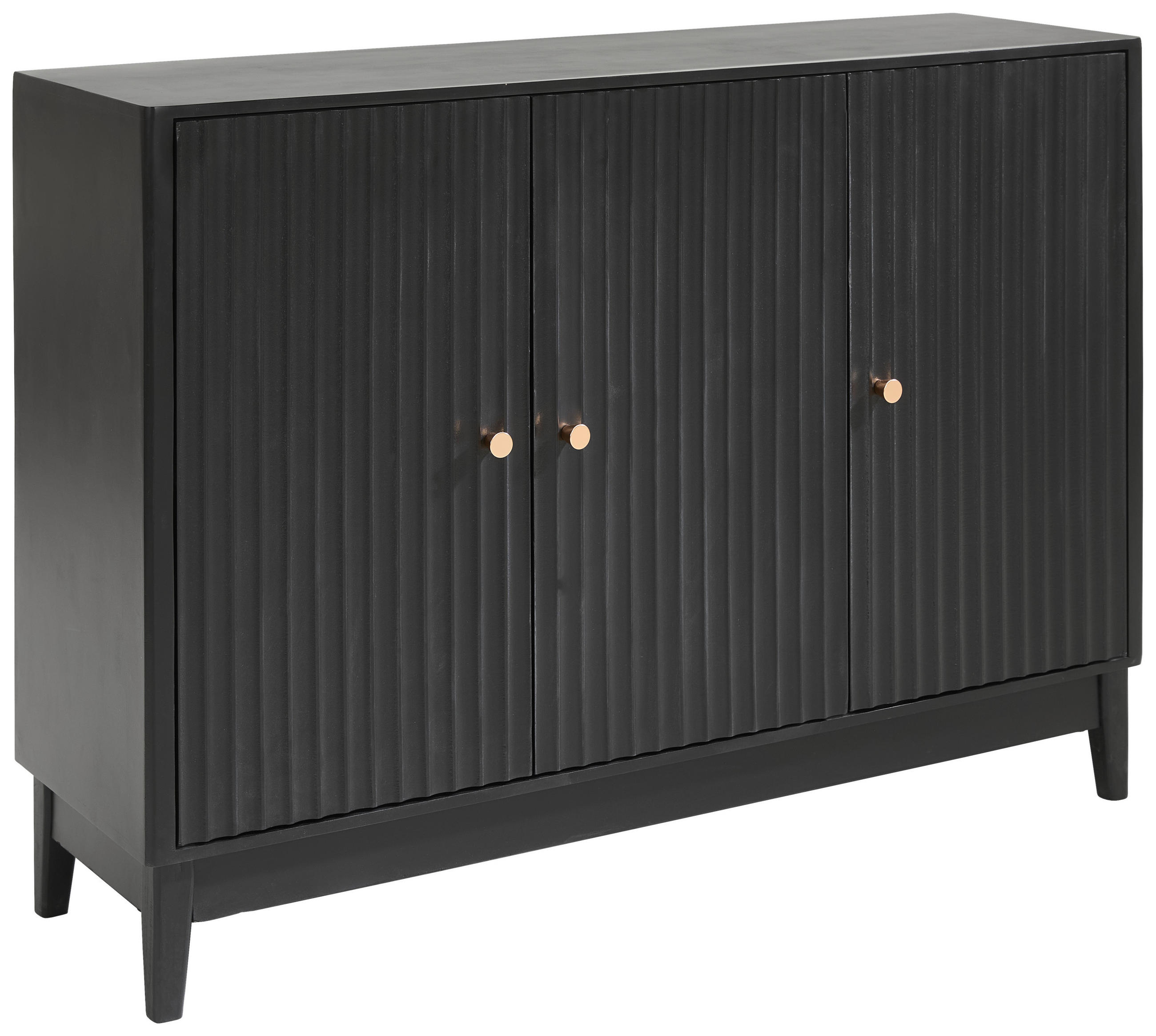 SIDEBOARD  in 120/85/35 cm  - Schwarz, KONVENTIONELL, Holz/Holzwerkstoff (120/85/35cm) - Livetastic